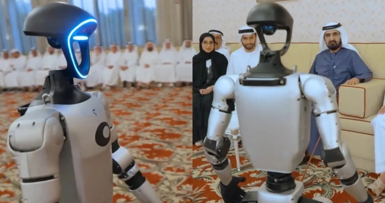 Robot Welcomes Dubai Ruler – A Glimpse into the Future | Die Geissens Real Estate | Luxus Immobilien mit Carmen und Robert Geiss – Die Geissens in Dubai